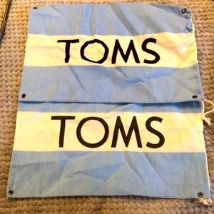 Two Tom’s Blue and White Dust bags